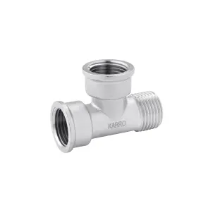 Тройник Karro 1/2" ВУЗ никелированный KR-3213 №1