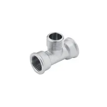 Тройник Karro 1/2" УЗИ никелированный KR-3213