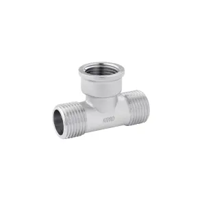 Трійник Karro 1/2" ЗВЗ нікельований KR-3213 №1