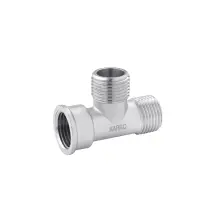 Трійник Karro 1/2" ЗЗВ нікельований KR-3213