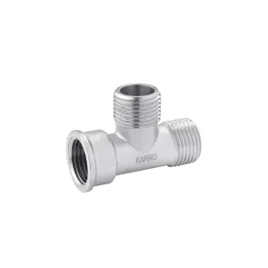 Трійник Karro 1/2" ЗЗВ нікельований KR-3213 №1