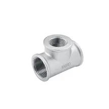 Трійник перехідний Karro 3/4"х1/2"х3/4" ВВВ нікельований KR-3213