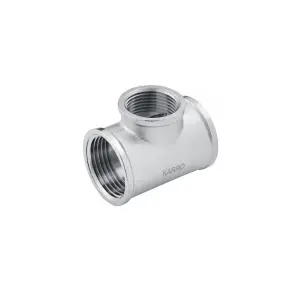 Трійник перехідний Karro 1"х1/2"х1" ВВВ нікельований KR-3213 №1