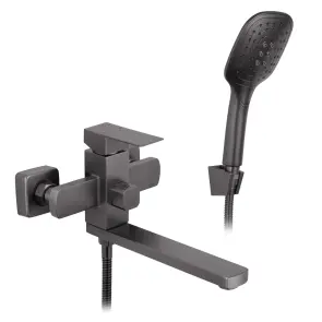 Змішувач для ванни Kroner KRP Edelstahl Kubus - PVD070 №1