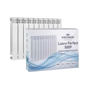 Радиатор биметаллический Kroner Laura Perfect 500P 500х80х100 №6