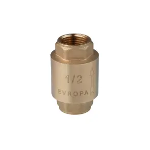 Обратный клапан Karro "Europa" 1/2" ВВ с латунным штоком №1