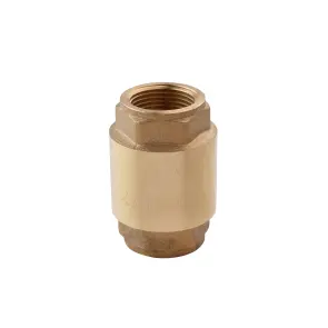 Обратный клапан Karro 3/4" ВВ с латунным штоком KR-6120 №1