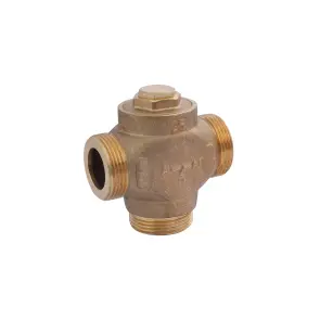 Трехходовой клапан Karro (DN) 25, d=1 1/4" ЗЗЗ латунный KR-1134 №3