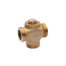 Трехходовой клапан Karro (DN) 32, d=1 1/2" ЗЗЗ латунный KR-1134