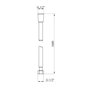 Шланг для душа Kroner KRM-C607 Anti-Twist 160 см №2
