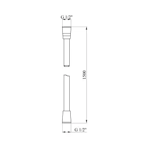 Шланг для душу Kroner Element 2860912923Z-5301 №2