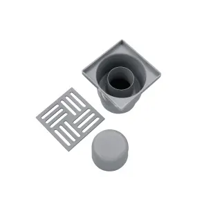 Трап ANIplast з вертикальним випуском 50 мм, з решіткою 10х10 см TA5204EU №3