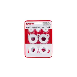 Комплект пробок для радиатора Karro 1/2" белые. №1
