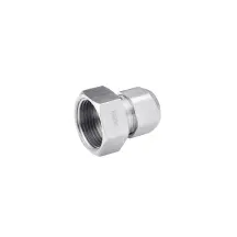 Муфта металлопластиковая Karro 16х3/4" РО никелированная KR-0521