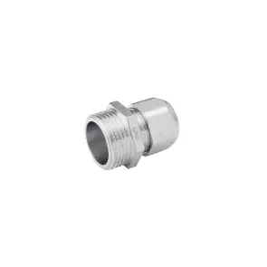 Муфта металлопластиковая Karro 16х3/4" РЗ никелированная KR-0510 №1