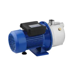 Насос поверхневий самовсмоктуючий Agua JET 100S Нmax 45 м Qmax 52 л/хв P 1100 Вт корпус нержавіюча сталь №1