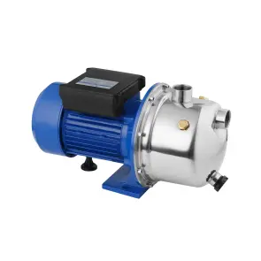 Насос поверхневий самовсмоктуючий Agua JET 100S Нmax 45 м Qmax 52 л/хв P 1100 Вт корпус нержавіюча сталь №4