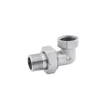 Згін-американка кутова Karro 1/2" ВЗ нікельована KR-3103