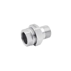 Згін-американка пряма Karro 1/2" ВЗ нікельована KR-3102 №1
