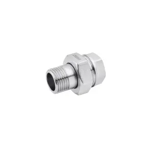 Згін-американка пряма Karro 1/2" ВЗ нікельована KR-3102 №3