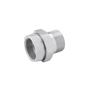 Згін-американка пряма Karro 3/4" ВЗ нікельована KR-3102 №1