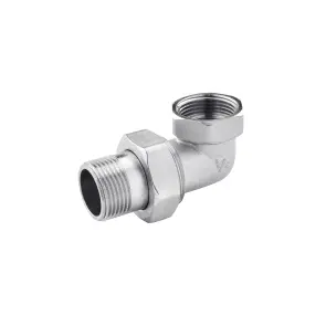 Угонка-американка угловая Karro 3/4" ВЗ никелированная KR-3103 №1