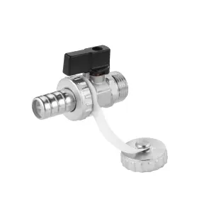 Зливний кран Karro 1/2" РЗ нікельований KR-11074 №3