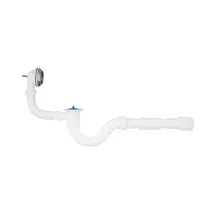 Сифон для ванны Agua BS02 1 1/2"х40/50 мм прямоточный, с переливом