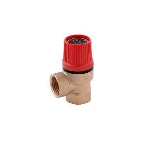 Запобіжний клапан Karro 1/2" ВВ 1,5 Bar латунний №1