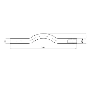 Обвод длинный PPR GrandiTherm 25 мм №2