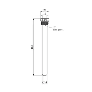Футляр для виносного датчика Karro 160 мм №2
