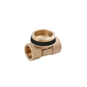 Трійник для колектора Karro 1/2"x1"x1/2" ВЗВ латунний KR-17038 №1