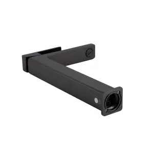 Змішувач для раковини Qtap Gemini високий QTGEM269GMB45680 Gunmetal Black PVD + Комплект Qtap Dove: Раковина накладна Овальна 415x340x140 мм White + Донний клапан PU02 №4