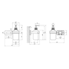 Дозатор для рідкого мила Kroner KRP Graz - C95612 №2