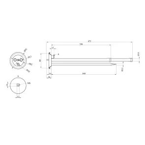 Фланець Kroner Flat для водонагрівача Flacher NEW 31300363 №2