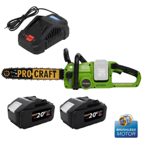 Акумуляторна ланцюгова пила Procraft PCA42/2 (Швидка зарядка, 2 АКБ 8 Аг Type-C) №1