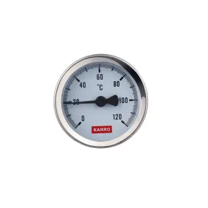 Термометр Karro 1/2" 50 мм 120°С KR-1039 №1