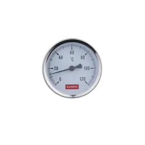Термометр Karro 1/2" 63 мм 120°С KR-1039 №1