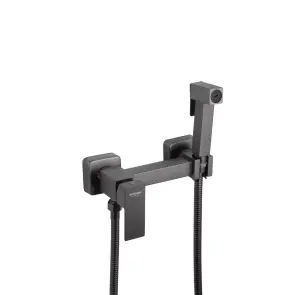 Набір для гігієнічного душу зі змішувачем Kroner KRP Edelstahl Kubus - PVD052 №1