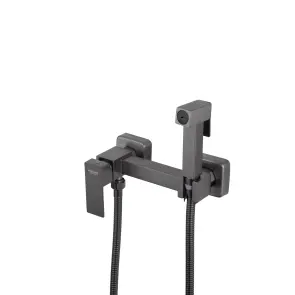 Набір для гігієнічного душу зі змішувачем Kroner KRP Edelstahl Kubus - PVD052 №3