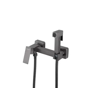 Набір для гігієнічного душу зі змішувачем Kroner KRP Edelstahl Kubus - PVD052 №4