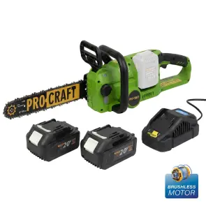 Акумуляторна ланцюгова пила Procraft PCA42/2 (Зарядний пристрій, 2 АКБ 4 Аг Type-C) №1