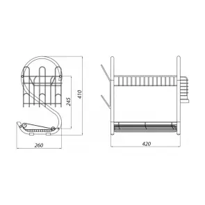 Сушилка для посуды Kroner KRM Rizze - ACC3208 №2