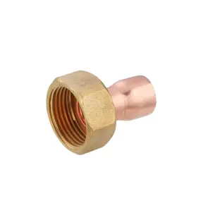 Муфта мідна з накидною гайкою Karro Ду18x1/2" №3