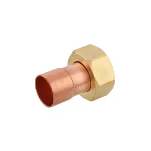 Муфта мідна з накидною гайкою Karro Ду18x3/4" №1