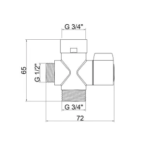 Дивертор для змішувача Kroner KRM - C951 №2