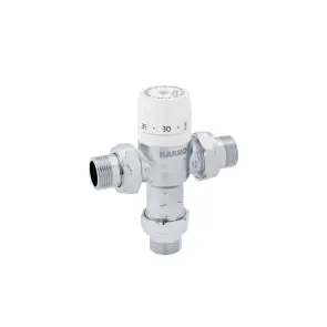Змішувальний термостатичний кран Karro 1/2" ЗЗЗ нікельований KR-1081 №3