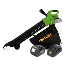 Акумуляторний пилосос-повітродувка Procraft VB22 (Зарядний пристрій + 1 АКБ 4А)