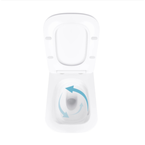 Готове рішення Qtap для ванної кімнати: підвісний унітаз Tern Ultra Quiet 525x345x360 + комплект інсталяції Standard (лінійна клавіша Chrome) №6