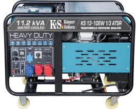 Дизельний генератор Konner&Sohnen KS 13-1DEW 1/3 ATSR (рідинне охолодження)